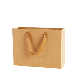 加厚牛皮纸袋春节年货伴手礼手提袋土特产茶叶包装新年礼品袋定制