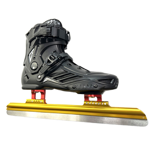 洛神短道速滑冰刀鞋成人男女大道速滑刀速滑轮滑鞋可互换两用鞋
