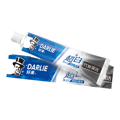 黑人牙膏超白清洁含氟官方正品