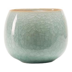 汝窑茶杯主人杯个人单杯开片冰花釉陶瓷品茗杯功夫茶具茶碗盏礼盒