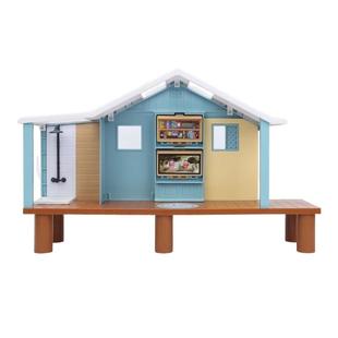 布鲁伊bluey玩具海滨小屋度假别墅过家家房子女儿童礼物宾果鲍勃