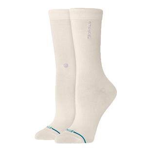 STANCE纯色经典女袜515中筒袜美式特色LOGO时尚休闲袜