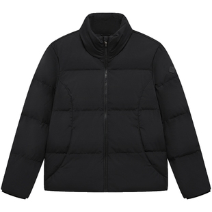 特步羽绒服女士2025年冬季新款宽松上衣加绒保暖外套975428190033