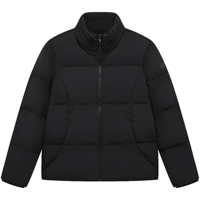 特步羽绒服女士2025年冬季新款宽松上衣加绒保暖外套975428190033