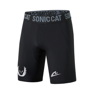 音速猫俄勒冈四分紧身短裤AUTO-FIT高弹运动跑步田径压缩训练短裤
