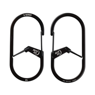 美国 奈爱 niteize登山扣G字扣快挂钥匙扣8字扣背包爬山扣不锈钢