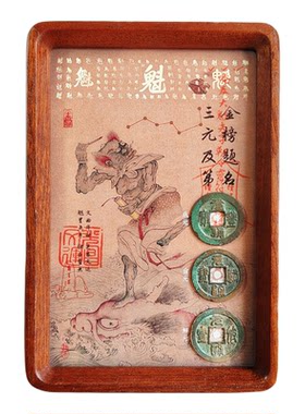 魁星点斗摆件金榜题名相框中考仪式感礼物高考寓意好礼品文昌帝君