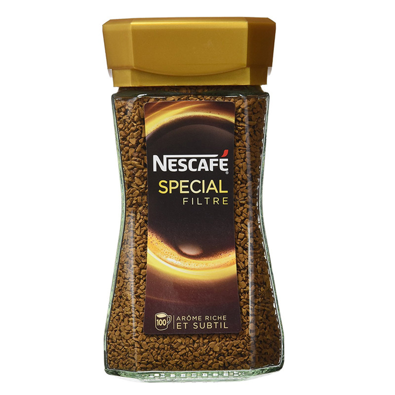 法国进口Nescafe雀巢咖啡200g瓶装 金牌香柔无糖纯黑速溶咖啡粉