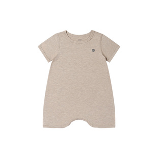 Nest Designs婴儿短袖连体衣春夏和尚衣新生儿宝宝包屁衣婴儿衣服