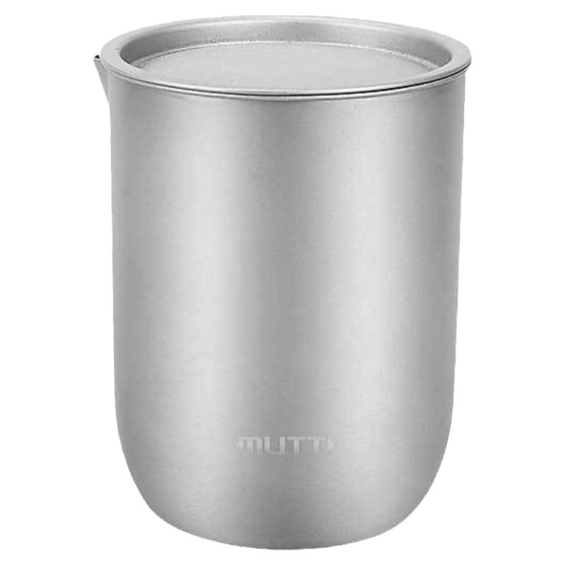 Mutti纯钛户外露营便携快客杯