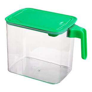 食品级果粉盒塑料方形密封罐翻盖储物罐咖啡奶茶店专用加厚收纳盒