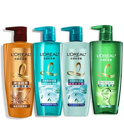 欧莱雅精油透明质酸茶树洗发水露