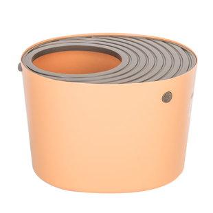 爱丽思猫砂盆防外溅猫厕所蜗居顶入式全封闭爱丽丝猫咪猫沙盘大号