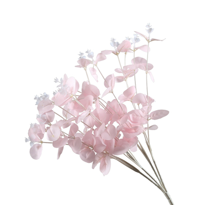 粉色系仿真花吊顶插花