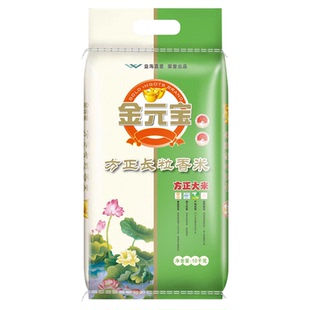 金元宝方正长粒香米10KG(编织袋)家用20斤粳米金元宝大米10kg