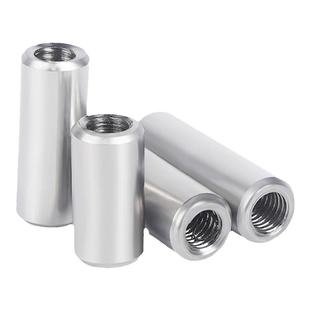 304不锈钢内螺纹圆柱销带孔定位销内牙销子销钉Φ4Φ5Φ6Φ8-12