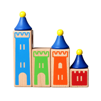 百变梦想城堡48专注逻辑思维积木