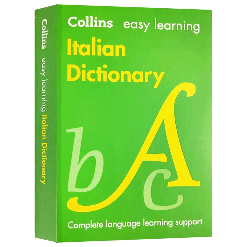 Easy Learning Italian Dictionary 英文原版字典 柯林斯轻松学意大利语词典 英文版工具书