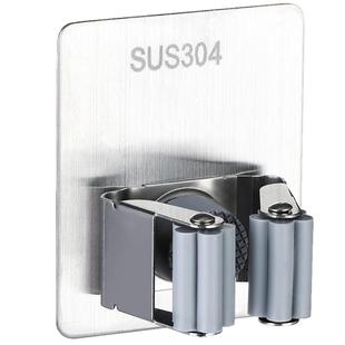 拖把夹子拖把架免打孔墙上挂钩收纳神器后强力粘胶壁挂置物布扫把