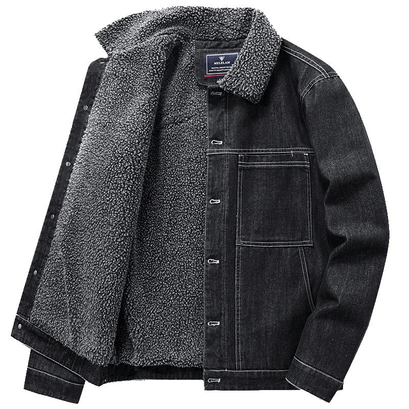 大码加绒加厚棉服多袋工装冬季