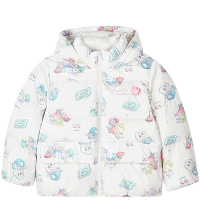 斯凯奇女童保暖舒适羽绒服