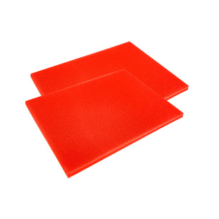 鱼漾鱼缸过滤棉生化棉红色活性炭棉高密度水族箱滤材海绵过滤材料