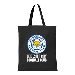 英超莱斯特城队蓝狐瓦尔迪足球迷帆布包袋子手提单肩背包学生书包