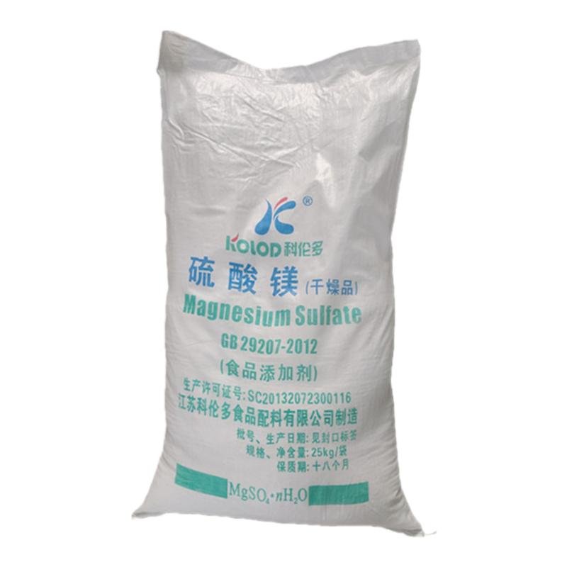 科伦多食品级无水硫酸镁粉末干燥品营养强化剂食品添加剂25公斤装