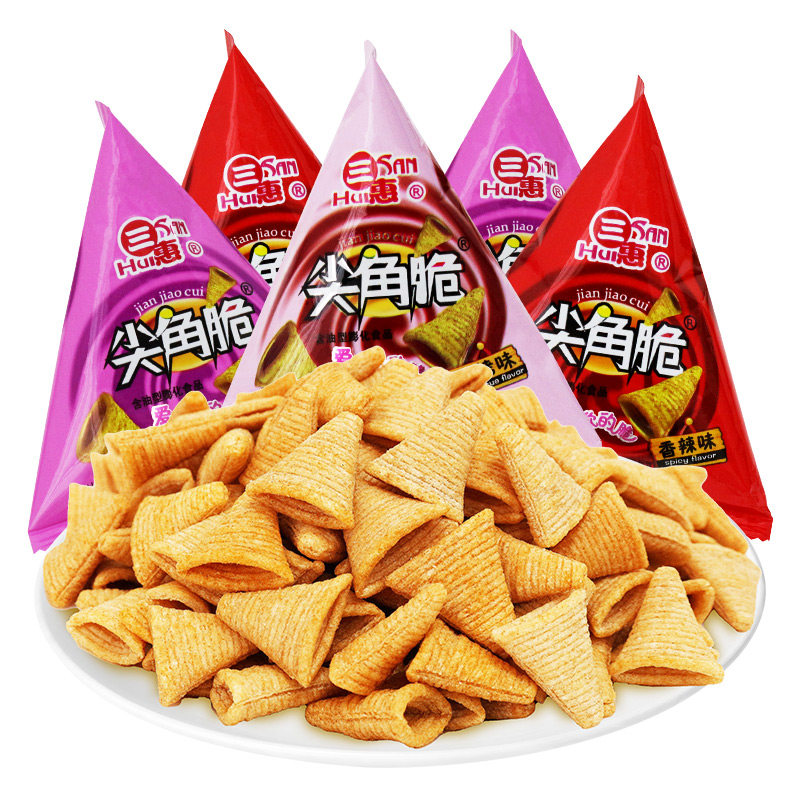 三惠尖角脆牛角酥火锅店同款怀旧办公室好吃解馋零食休闲食品小吃