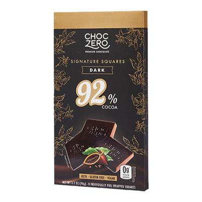 CHOCZERO零巧92%黑巧克力纯脂90g