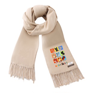 猫武士Warriors Cats周边狮焰松鸦羽冬青叶同人围巾男女保暖围脖