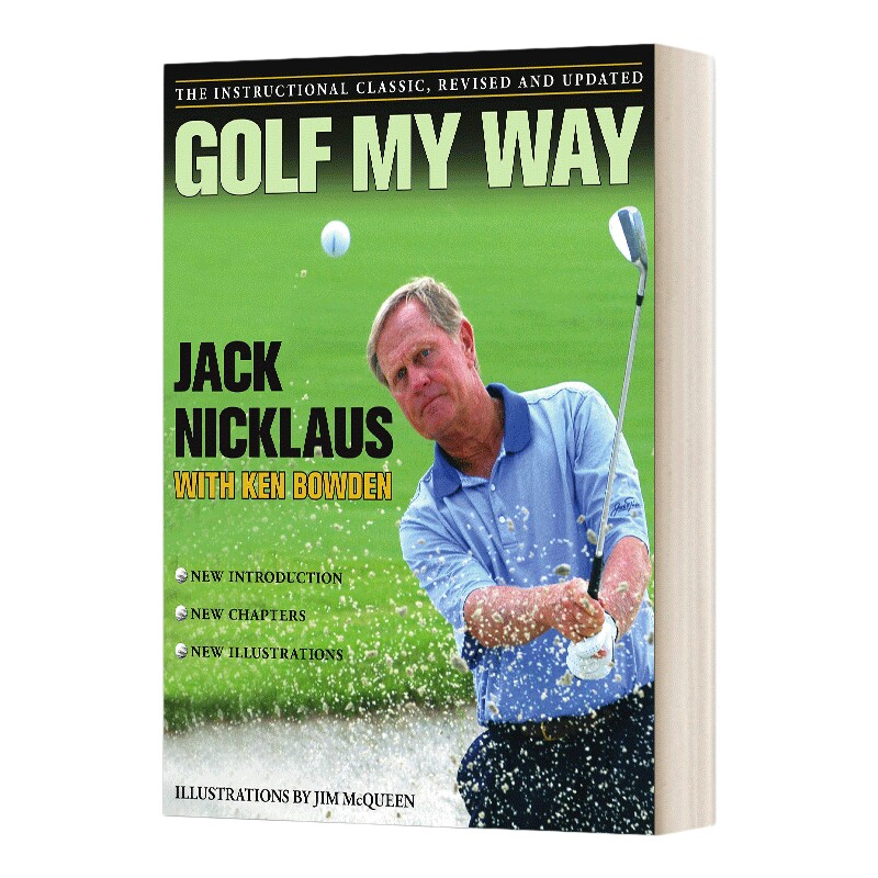英文原版 Golf My Way 高尔夫经典教程 英文版 进口英语原版书籍