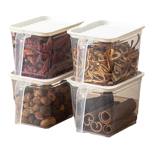 厨房大料收纳盒花椒香料八角桂皮干辣椒佐料调味罐调料盒分装大号