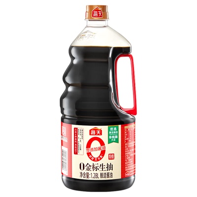 海天0金标生抽特级酱油