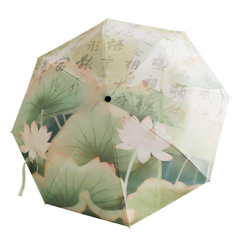加厚加固晴雨两用防晒防紫外线伞
