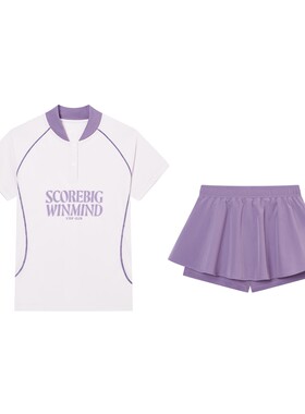特步童装女童夏装套装夏季新款儿童速干运动套装短袖羽毛球训练服