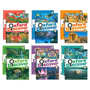 【进口直营】原版第一版Oxford Discover教材123456级牛津探索中小学生批判性思维小学英语少儿科普练习册oxforddiscover