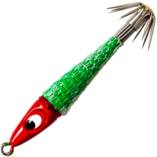 日本原装PROGRE吹筒钩火箭筒爆钓神器发光铅头夜光UV假饵鱿鱼钩