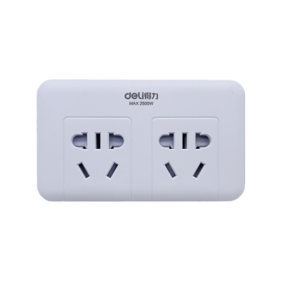 得力18303无开关转换器墙插扩充