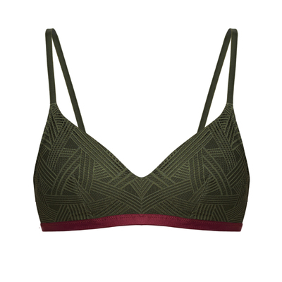 法式蕾丝超薄无钢圈聚拢文胸