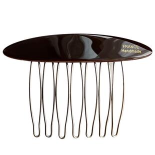 法式简约刘海碎发梳~韩国FRANCE公主头倒插梳 盘发丸子头侧边发卡