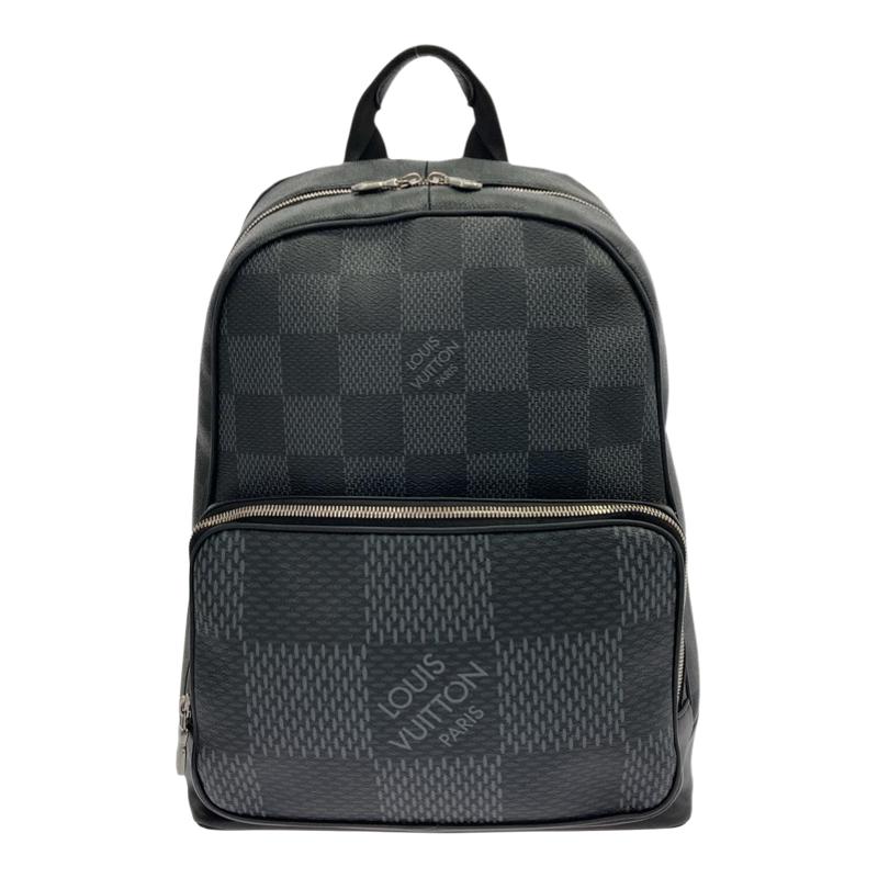 中古LV路易威登棋盘格双肩包95新