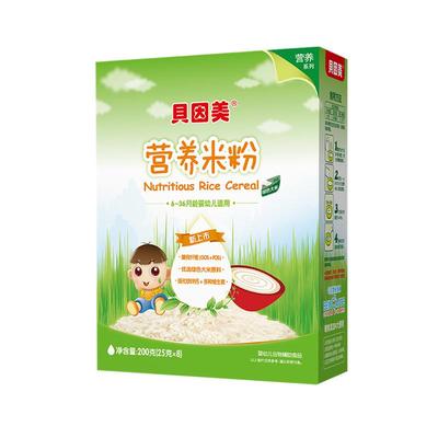 贝因美辅食营养米糊200g