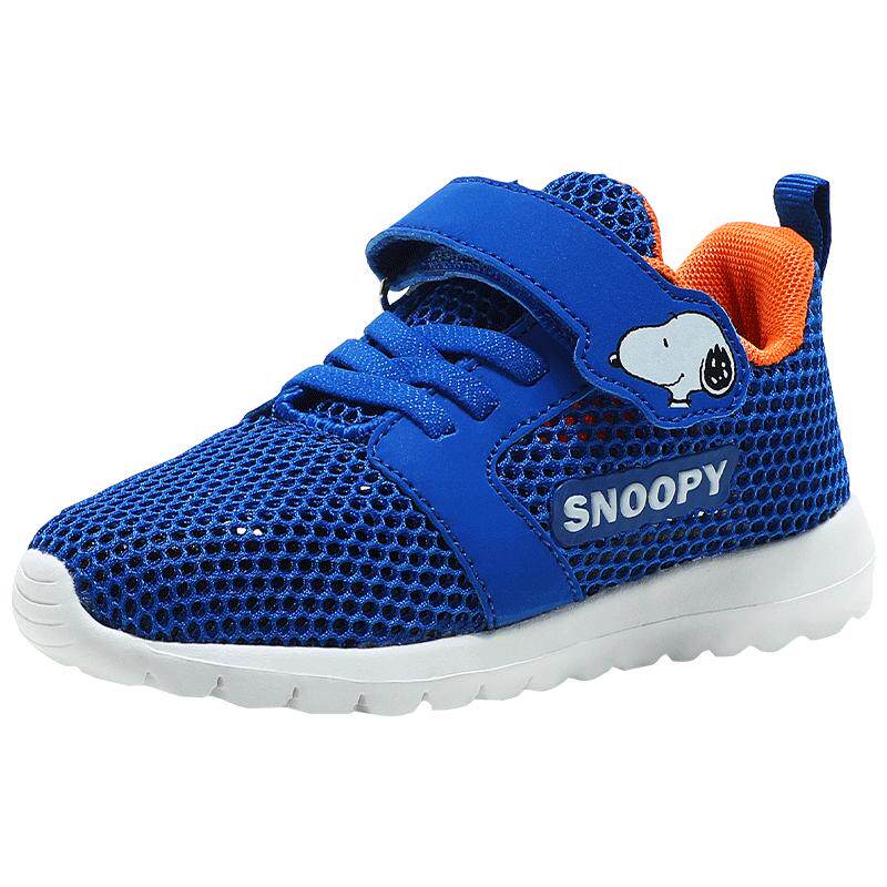 snoopy史努比童鞋男童运动鞋夏季新款儿童单网鞋小童宝宝鞋子透气