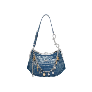 Vivienne Westwood西太后CHARM FRAME朋克挂链可调节肩带手提包