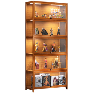 手办展示柜亚克力陈列柜子乐高展示架非玻璃化妆品货架家用