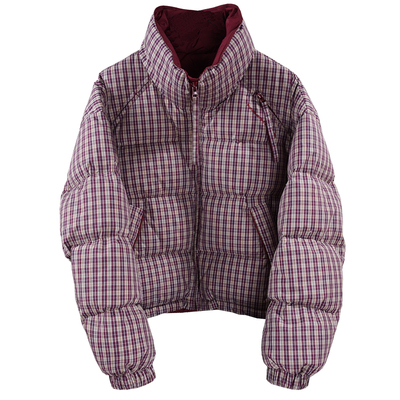 DIGBUTY格子短款羽绒服