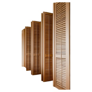 百叶门定制衣帽间实木门遮光阳台隔断折叠门窗百叶窗透气百叶柜门