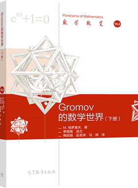 【官方正版】Gromov 的数学世界(下册) M. 格罗莫夫著 季理真选文 梅加强 弦理论和群理论 黎曼几何