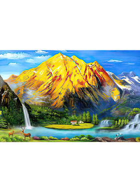 金山聚宝盆装饰画客厅办公室挂画